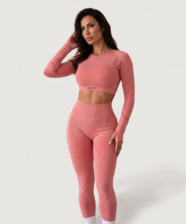 GymSet Seamless Aero Contour Long Sleeve Push-Up