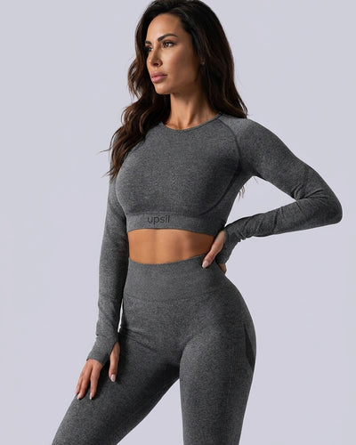 GymSet Seamless Aero Contour Long Sleeve Push-Up