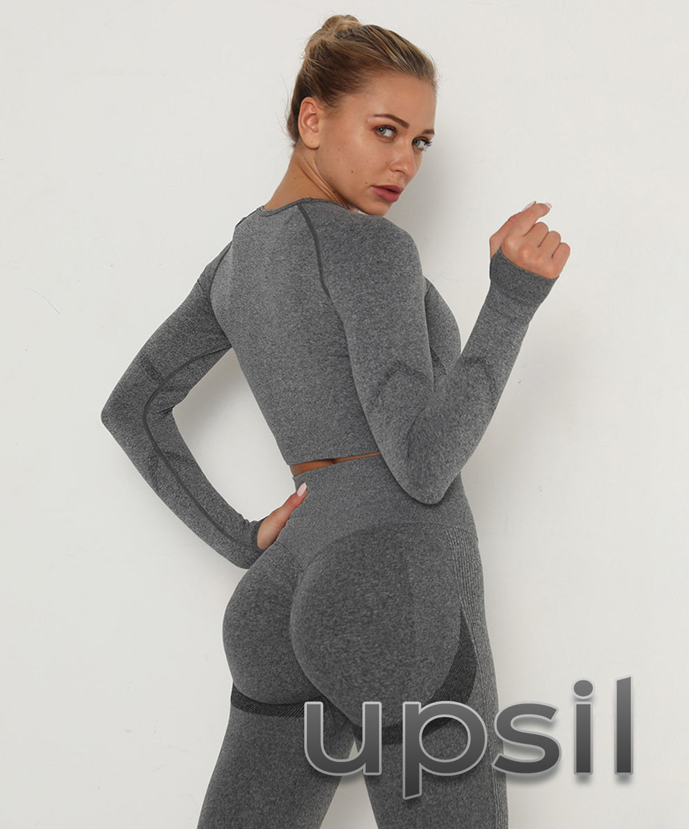 GymSet Seamless Aero Contour Long Sleeve Push-Up