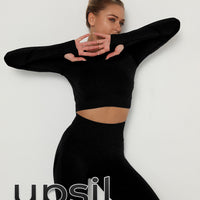 GymSet Seamless Aero Contour Long Sleeve Push-Up