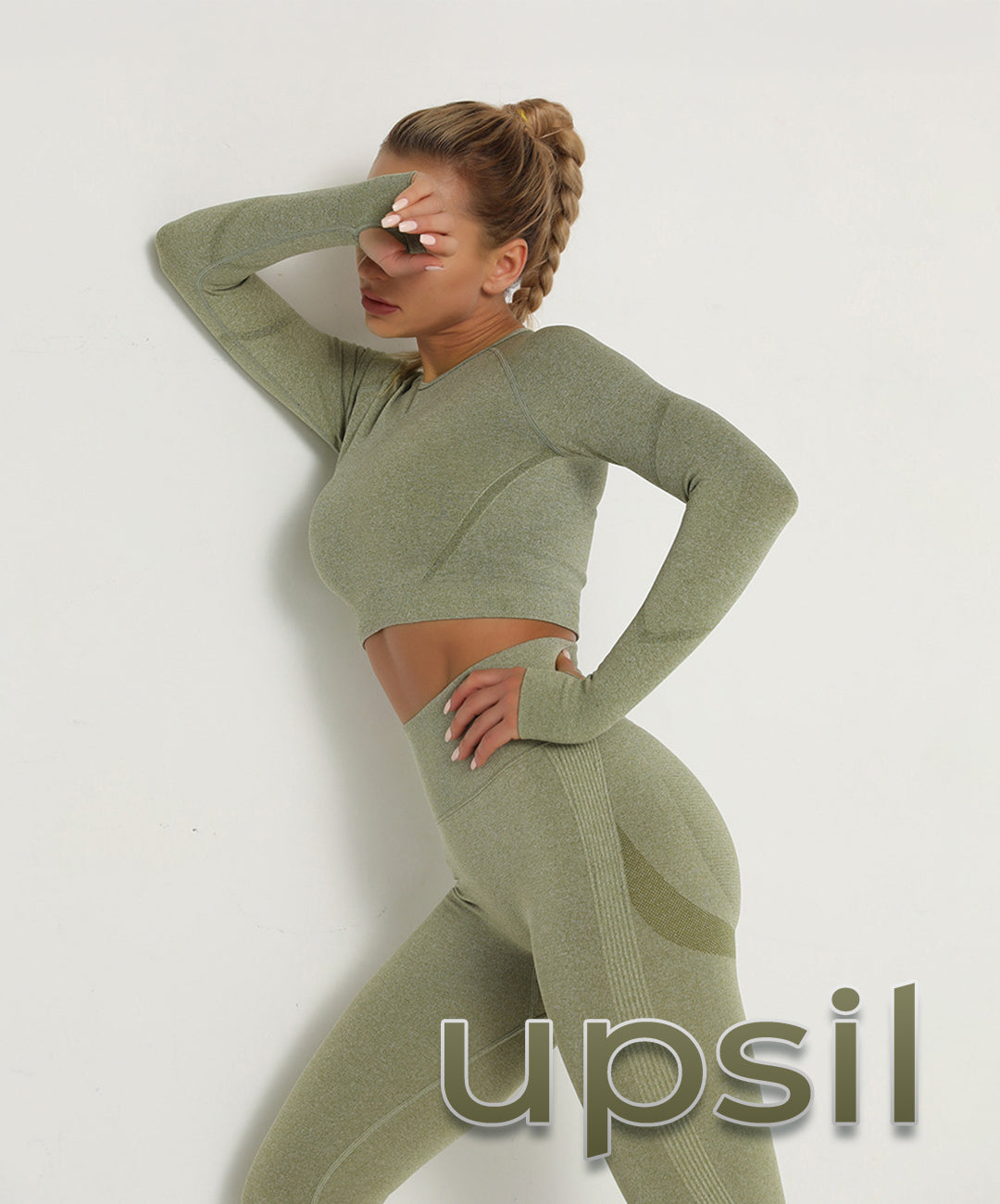 GymSet Seamless Aero Contour Long Sleeve Push-Up