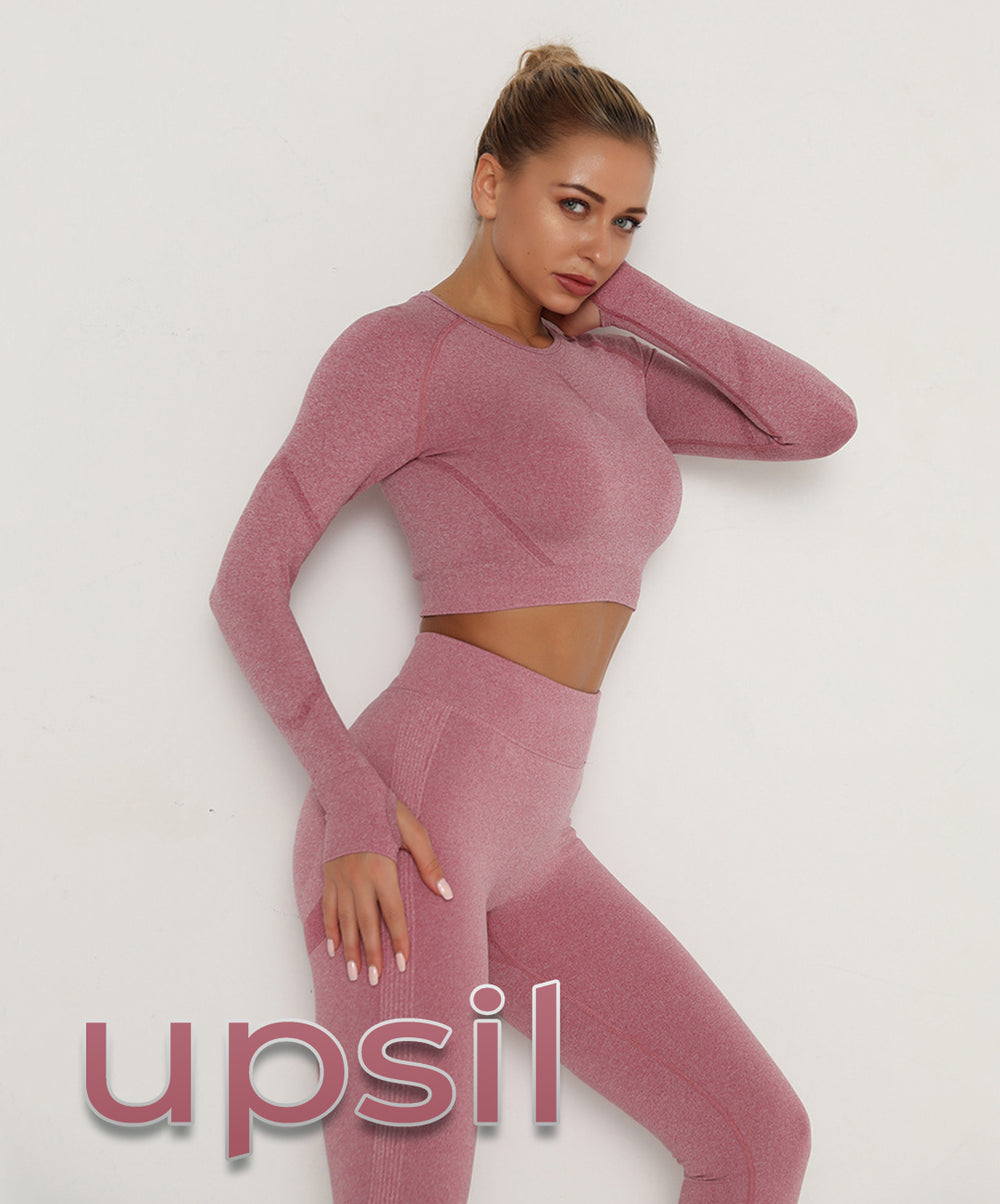 GymSet Seamless Aero Contour Long Sleeve Push-Up