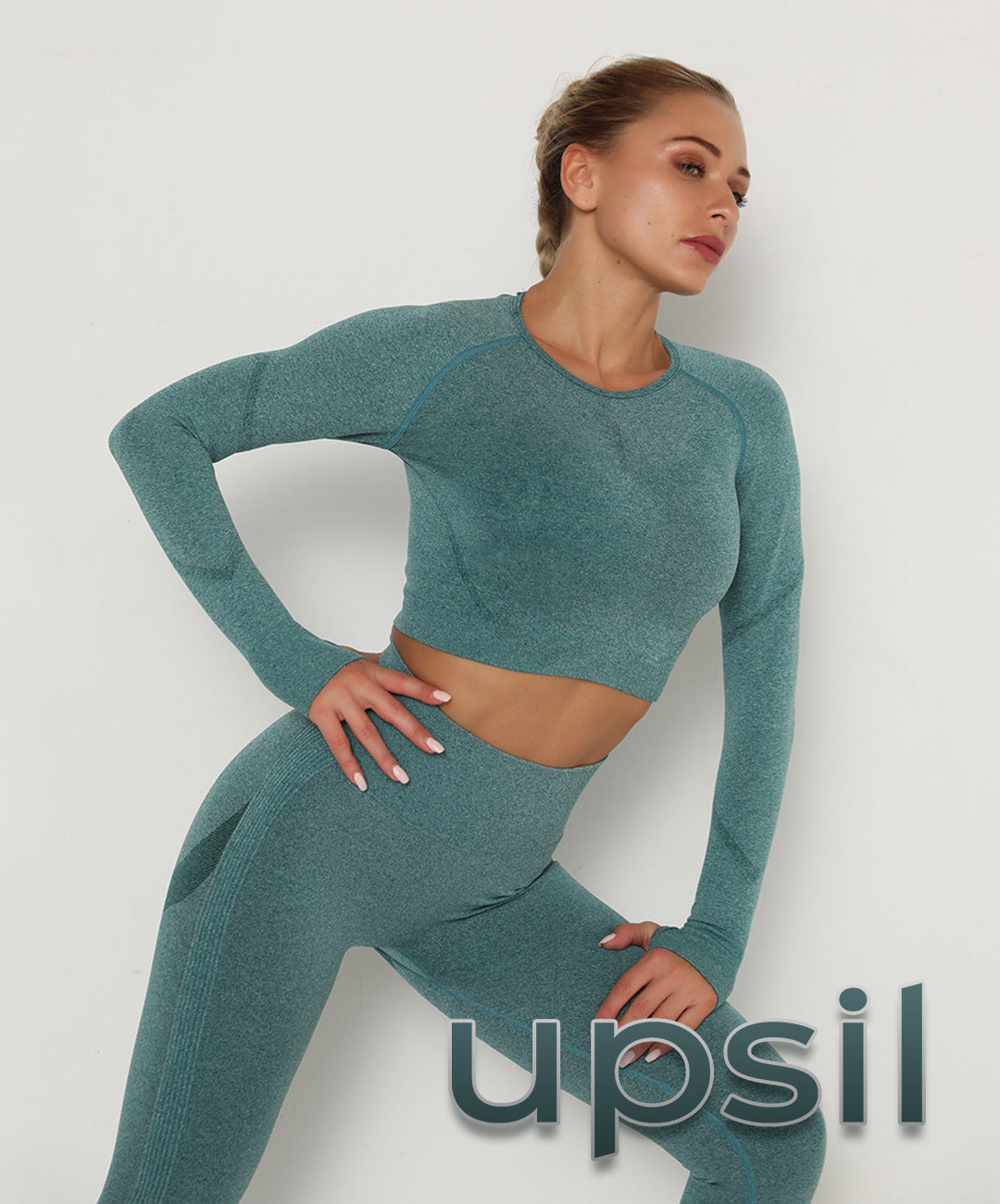 GymSet Seamless Aero Contour Long Sleeve Push-Up
