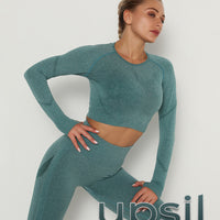 GymSet Seamless Aero Contour Long Sleeve Push-Up
